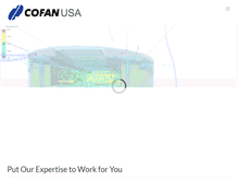 Tablet Screenshot of cofan-usa.com